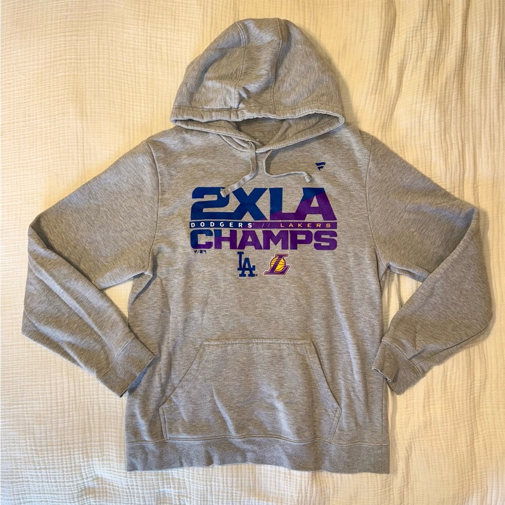Fanatics 2x LA Dodgers / Lakers Champs Hoodie